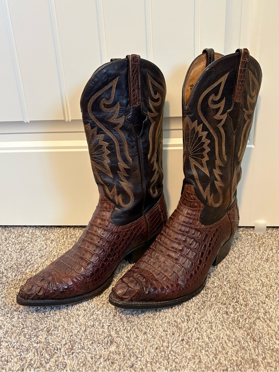 Cuadra Other - Cuadra Limited Edition Men's Hornback Caiman Alligator Cowboy Boots Size 10.5 US